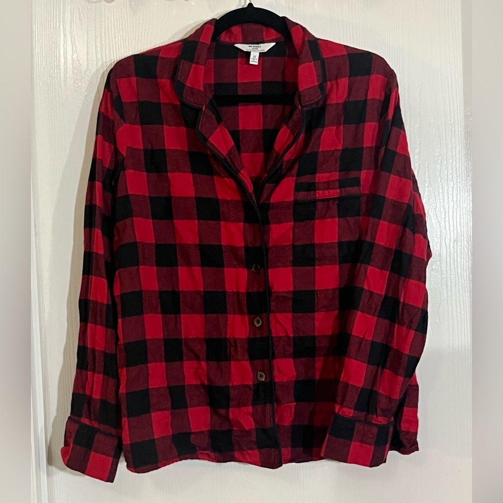 Van Winkle & Co. Red and Black Plaid Shirt